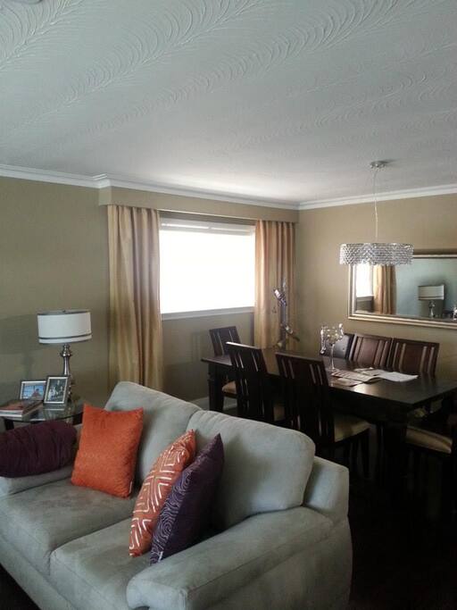 Upstairs living area when sitting with owners.
