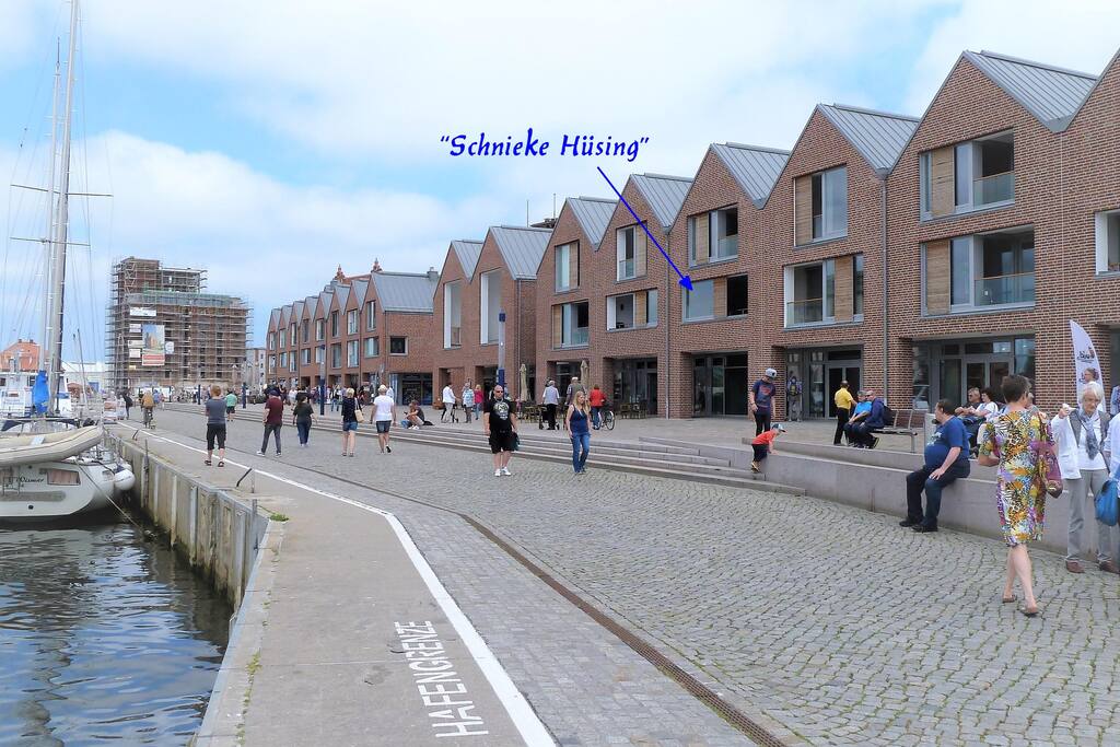 Ferienwohnung direkt an der Kaikante am Alten Hafen von Wismar