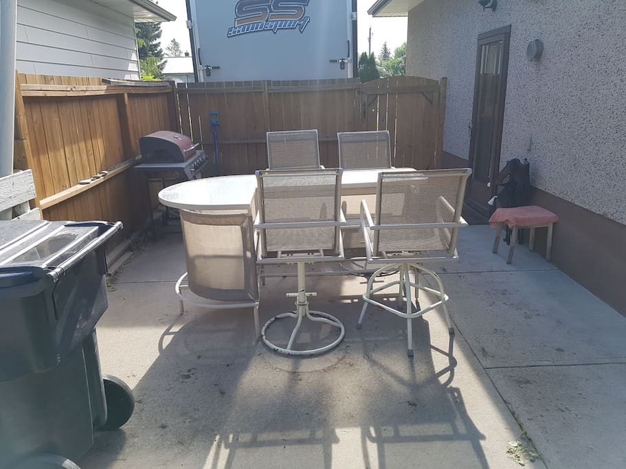BBQing and patio available for you and your guests.