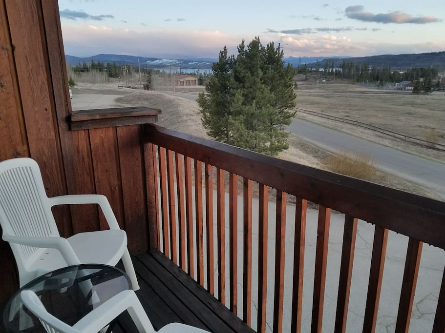 View of Lake Granby from your private deck