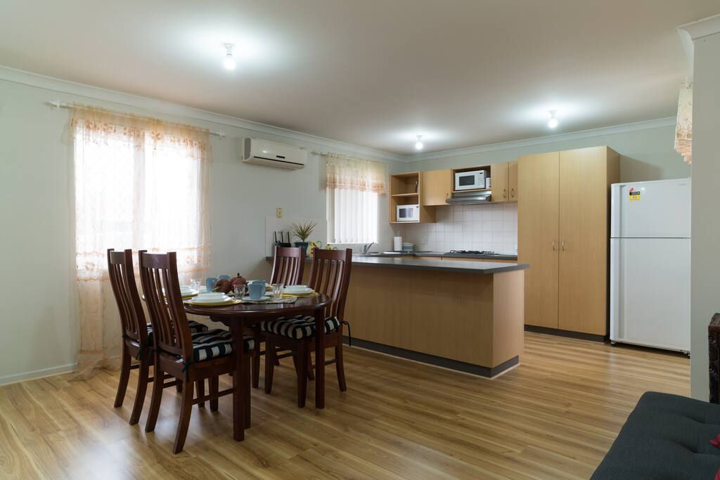 Large Kitchen and neat dining