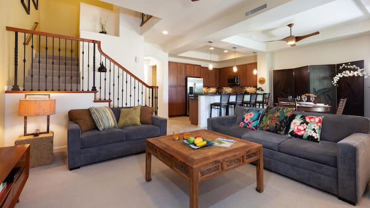 ยินดีต้อนรับสู่ Secret Tropical Hideaway ในชุมชน Fairways Gated ที่น่ารักใน Mauna Lani
