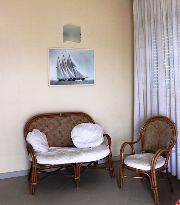 Dining room with sea front view