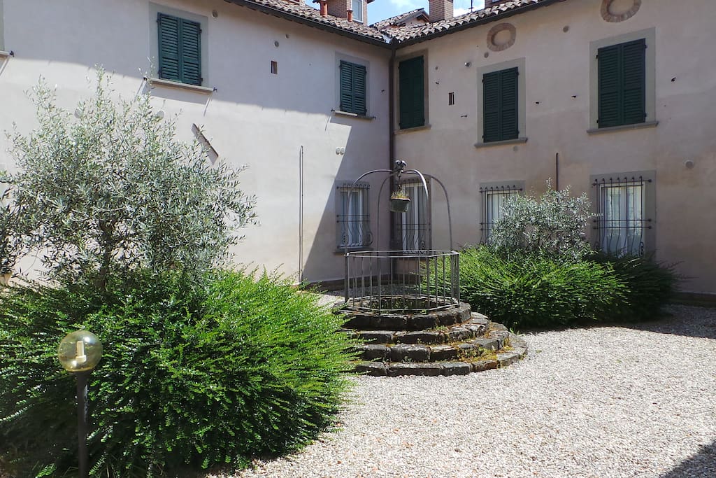 Chiostro interno al complesso residenziale
