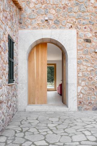 Stone villa with mountain views and quiet gallery image 3