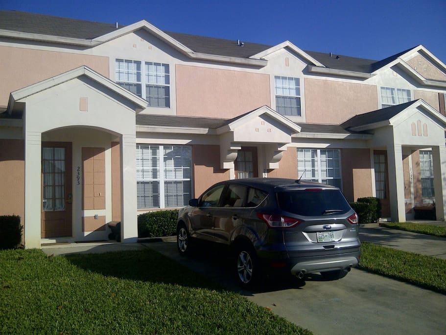 Parking right outside the front door!