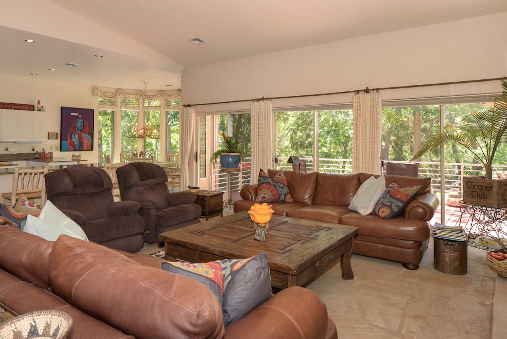 Great Room - 2 sofas which can sleep two adults