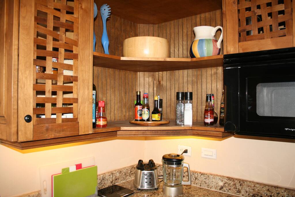 Well-stocked kitchen