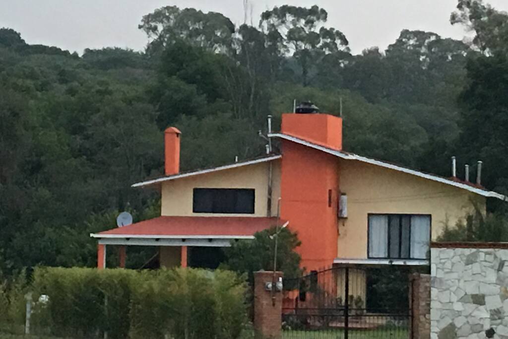Vista de la casa desde afuera