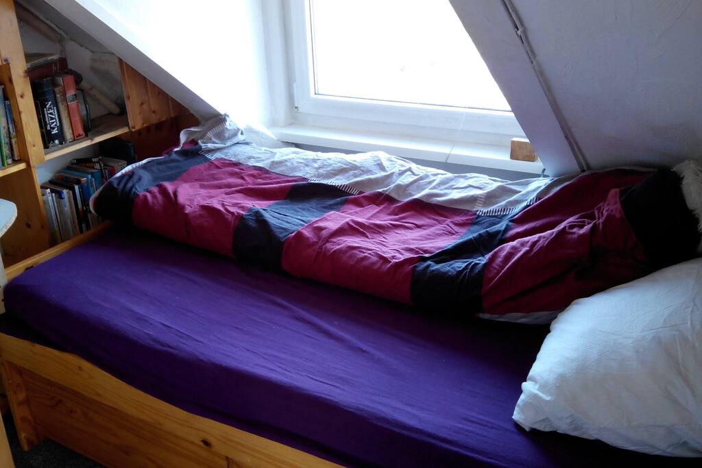 This is your bed with pillow & blankets