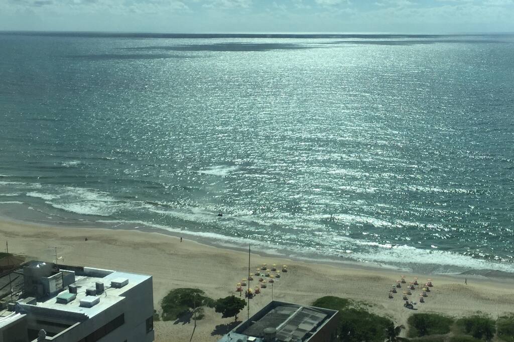 Vista da janela do Flat