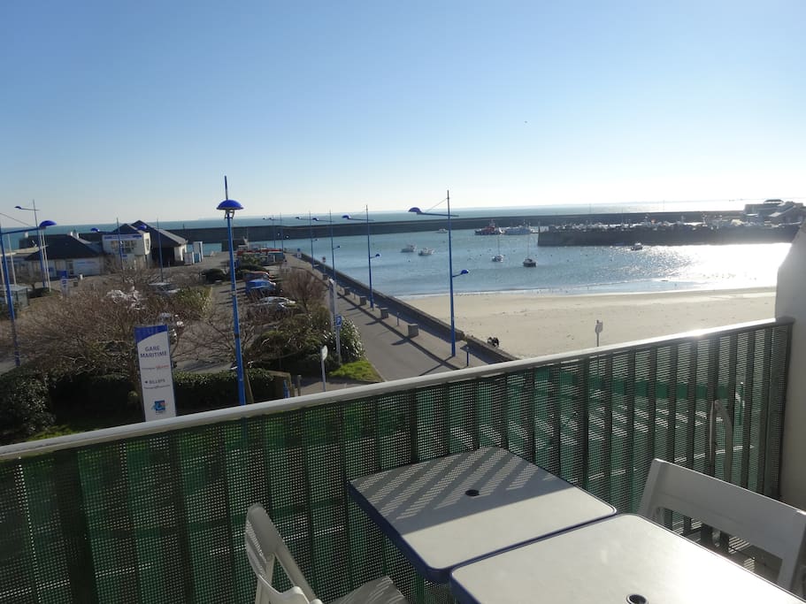 Terrasse vue sur Belle Ile