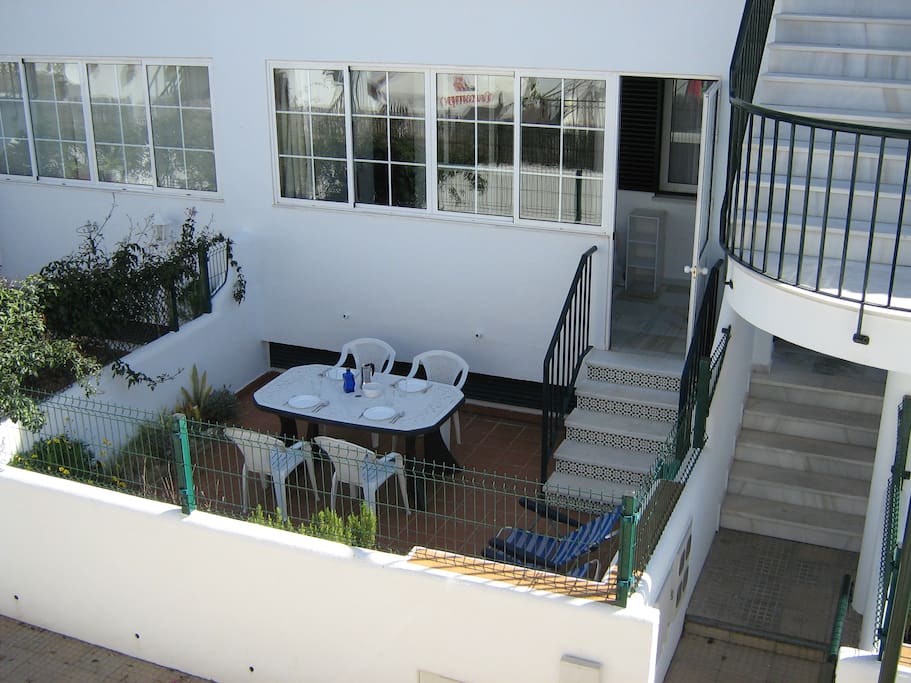 Terraza delantera del Apartamento