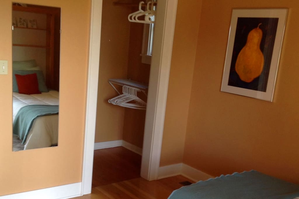 Guest room closet