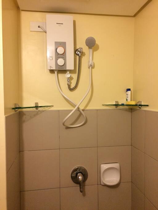 Water heater in the bathroom