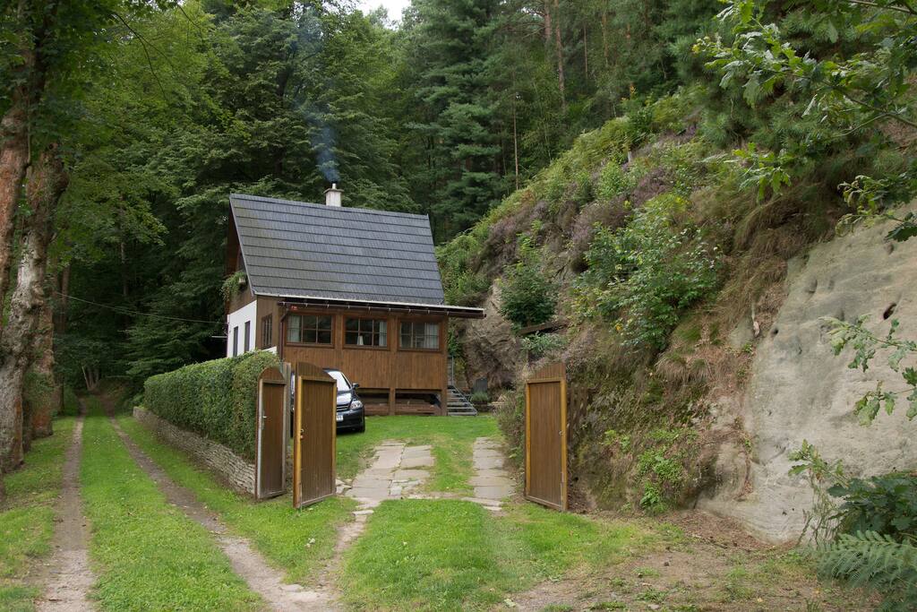 Entrance gate of the Cottage, summer 2017