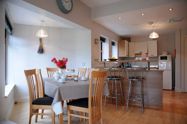Central Apartment to Ring of Kerry on River Laune
