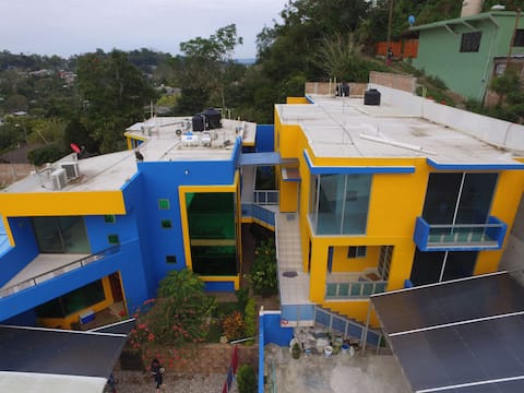 yellow apartment, new, large, never used.