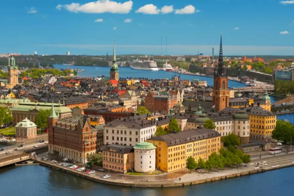 The beautiful Old Town (Gamla Stan) in Stockholm