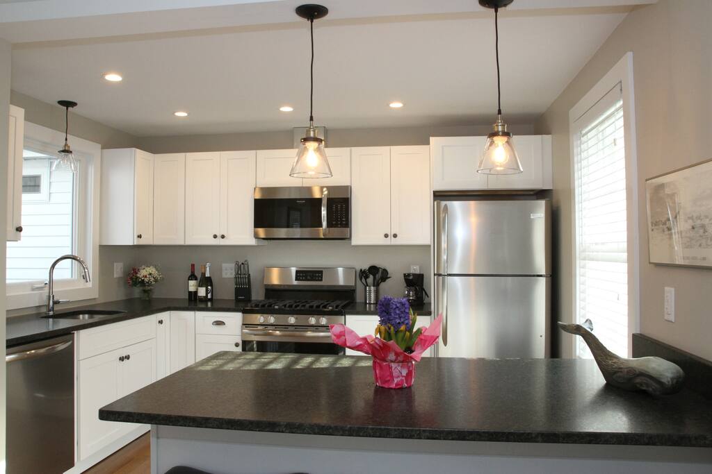 New kitchen with granite counters