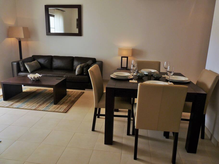 Relaxing lounge area