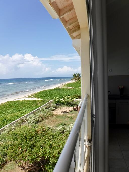 La vue mer depuis l'appartement