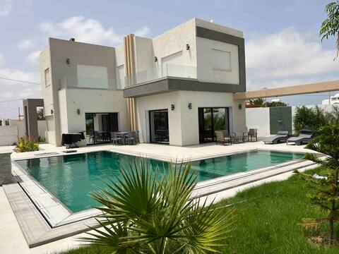 villa with swimming pool in djerba Tezdain sea view