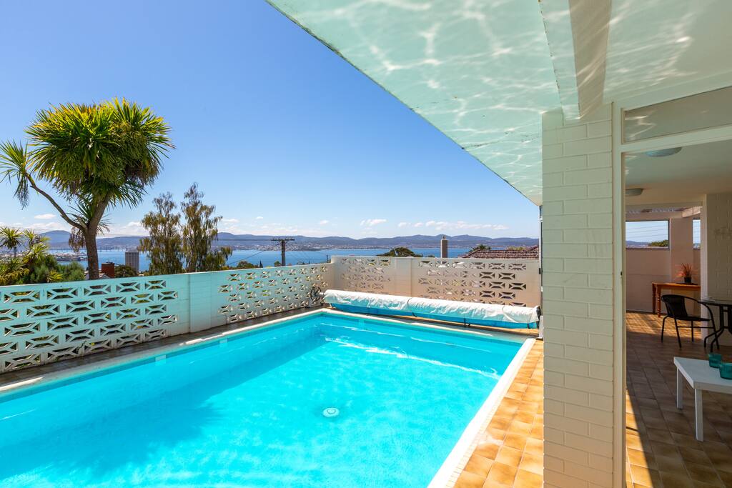 Views from the pool; guest access by arrangement!