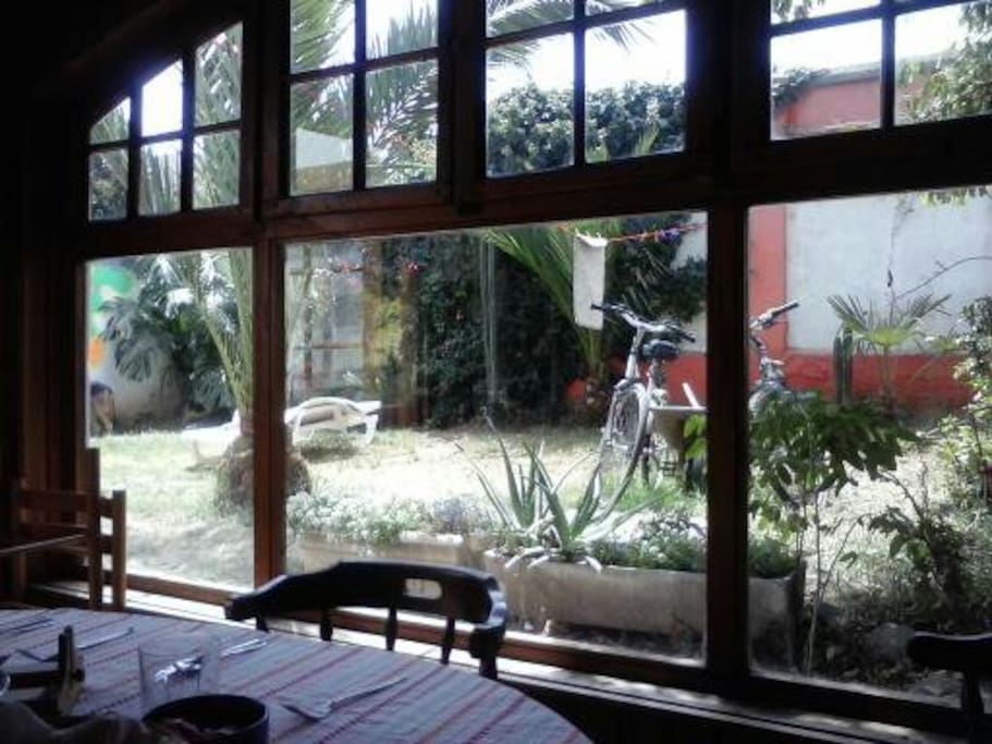 cocina y jardin