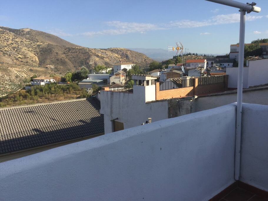 Terrace with views to Sierra Nevada