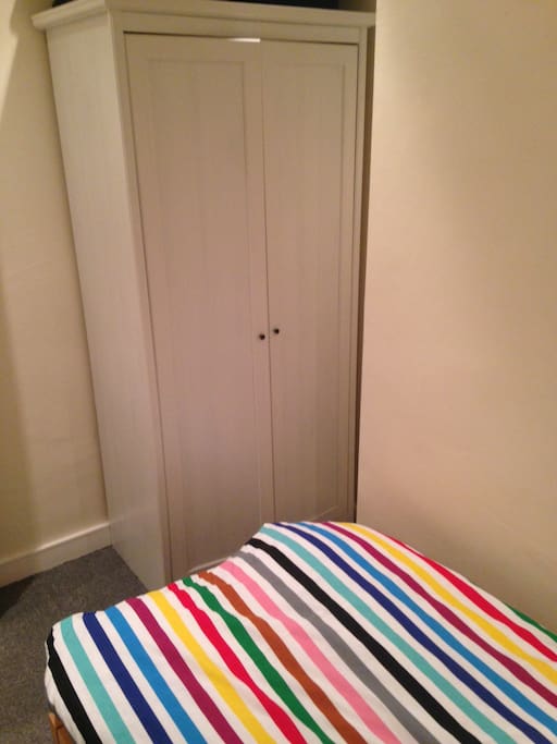 Wardrobe with plenty of hanging space