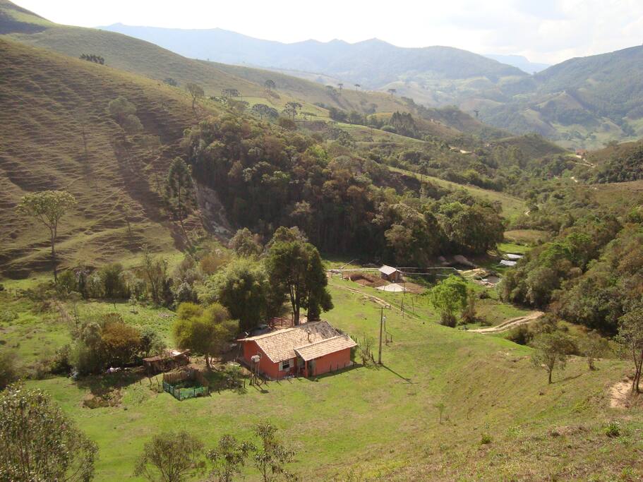 Vista do alto da montanha