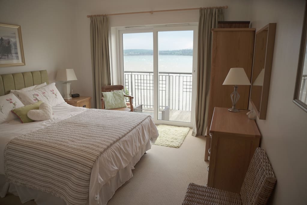The master bedroom is fully furnished and includes ensuite shower room and access to Balcony.