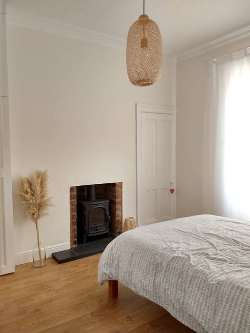 Bedroom wood stove