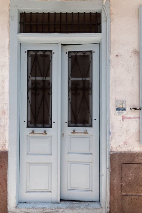 Entrance door on the main street