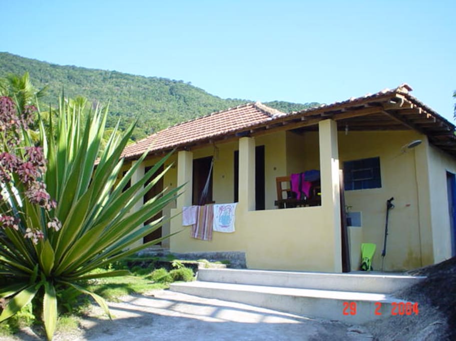 Visão das suites chegando da praia