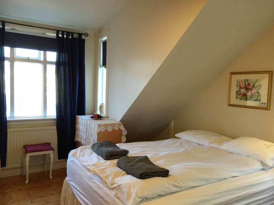The main bedroom, top floor.