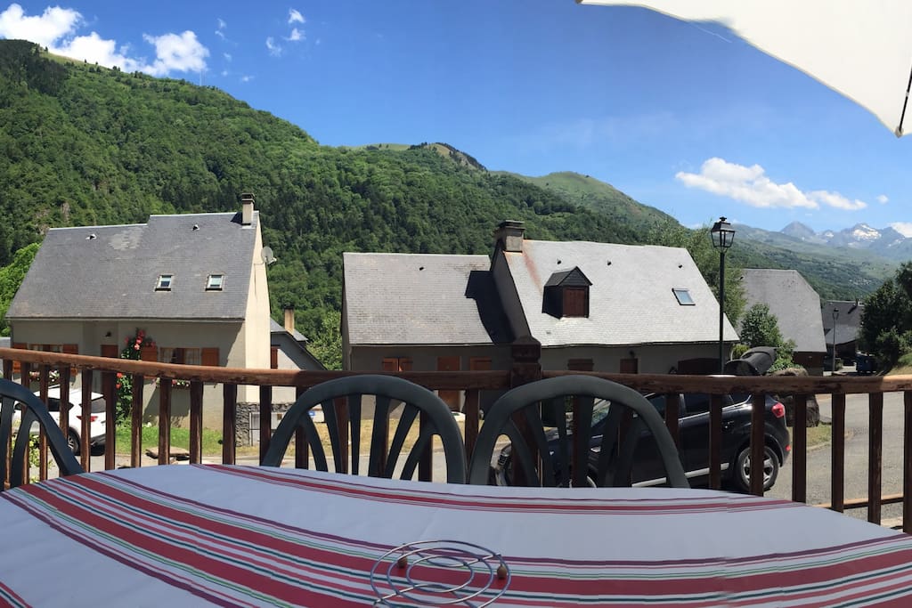 Vue sur les pistes de Peyragudes