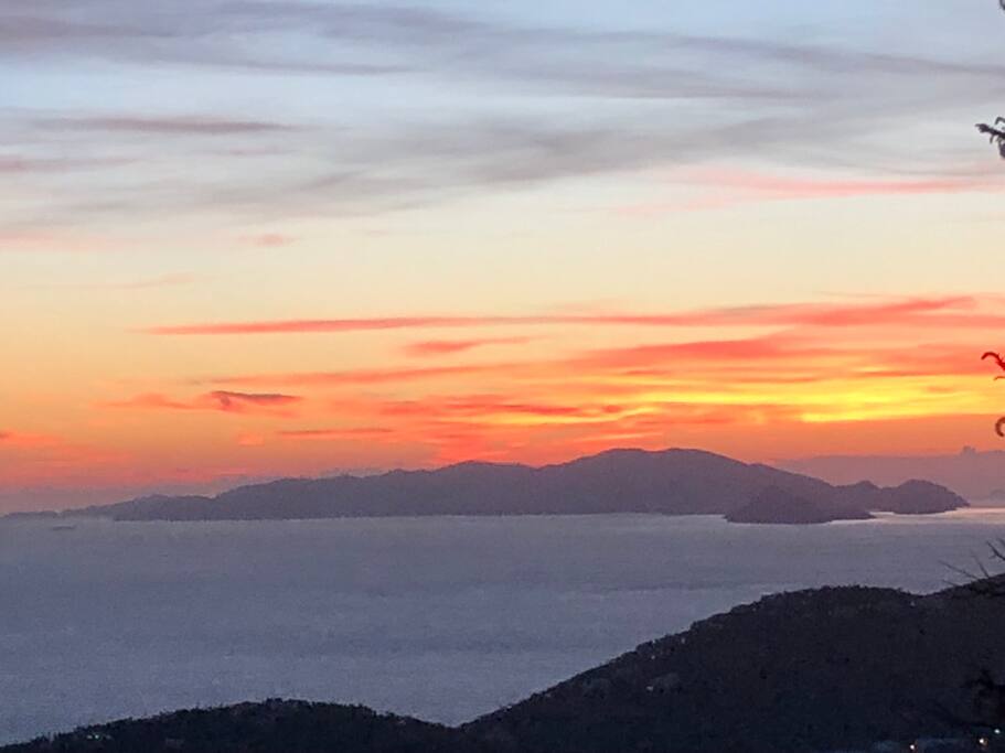Early April sunrise from our place.