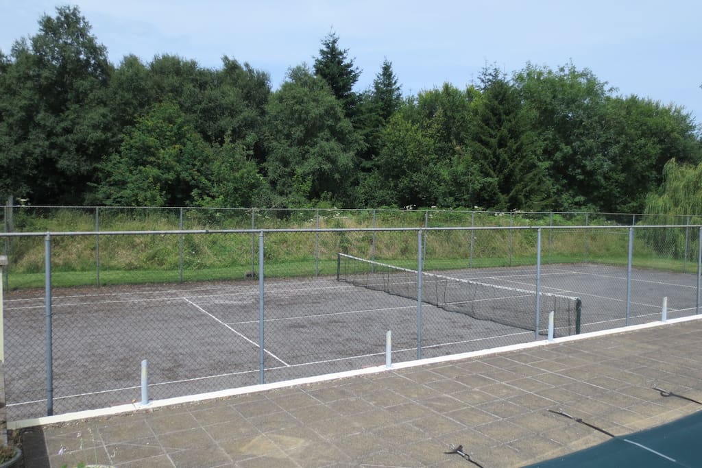 Tennis court.