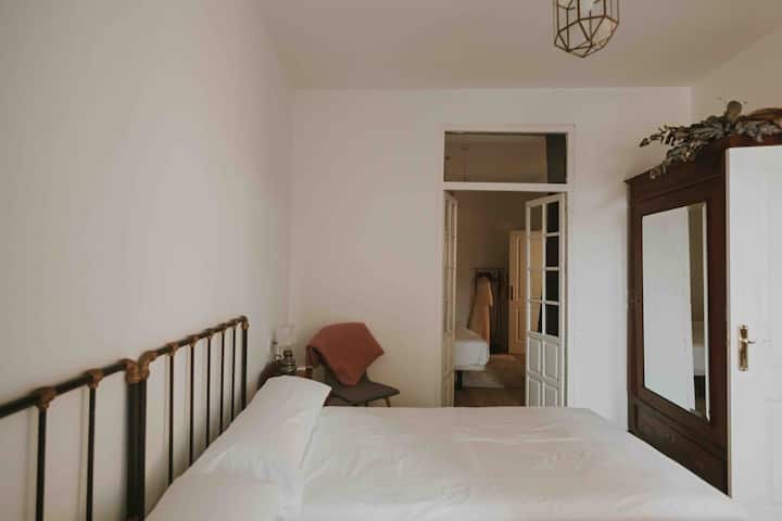 全景客房，相连，但独立。