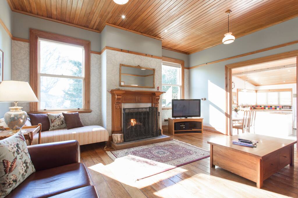 Relax in front of the open fire,double glazed central heated