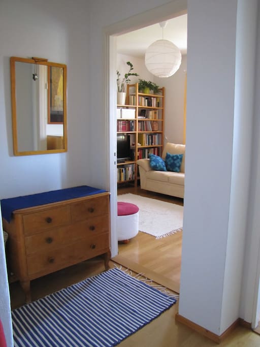 From to the hallway to the living room - bedroom