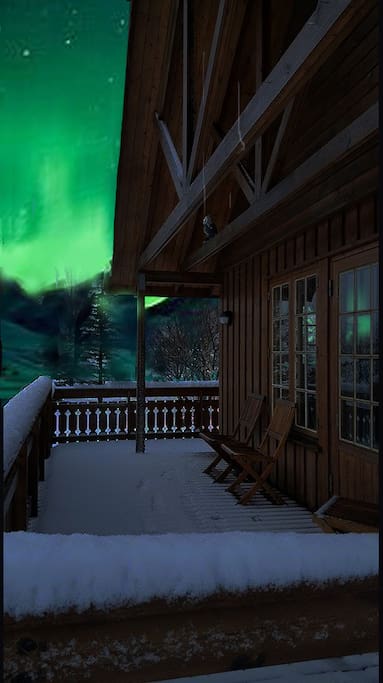 Northern Lights show at their best at Lundur where the city lights are not interrupting - from fall until spring, incredible experience.