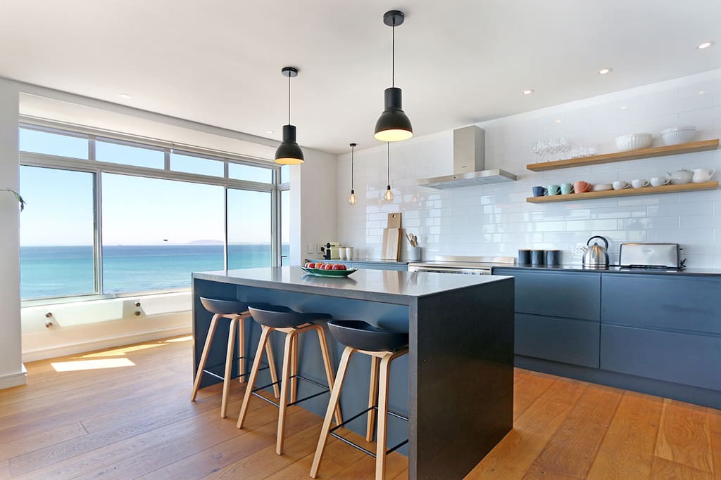 Stunning large kitchen with Nespresso coffee machine