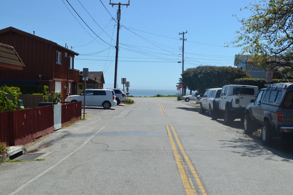 Walk a couple 100 feet to the ocean