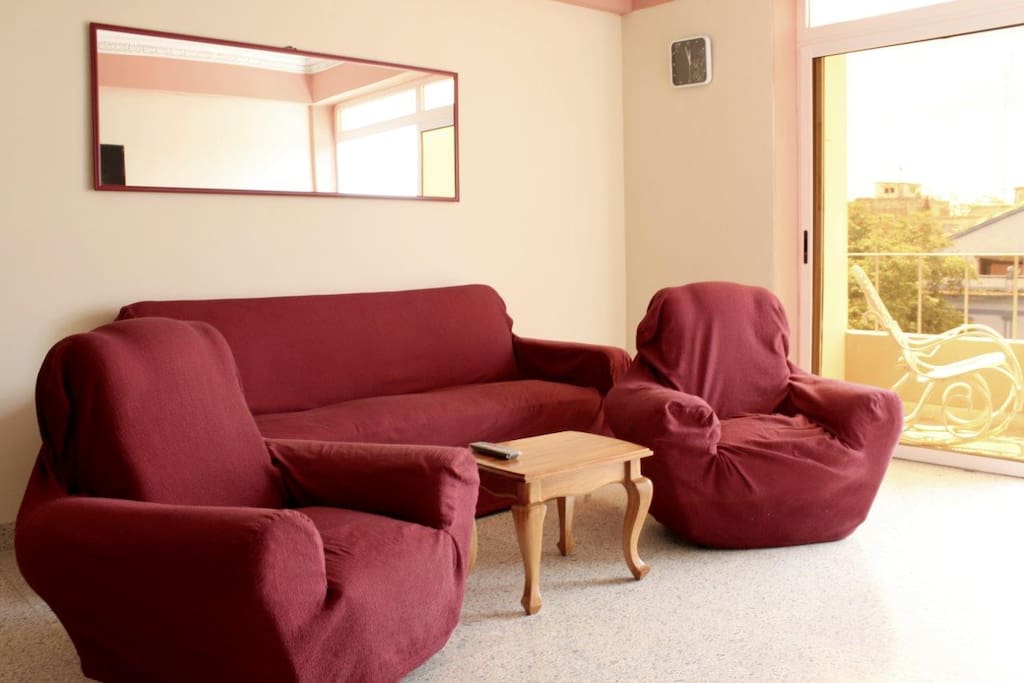 Other view of the living and dining room