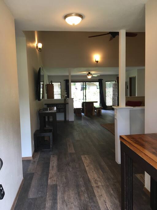 New floors throughout