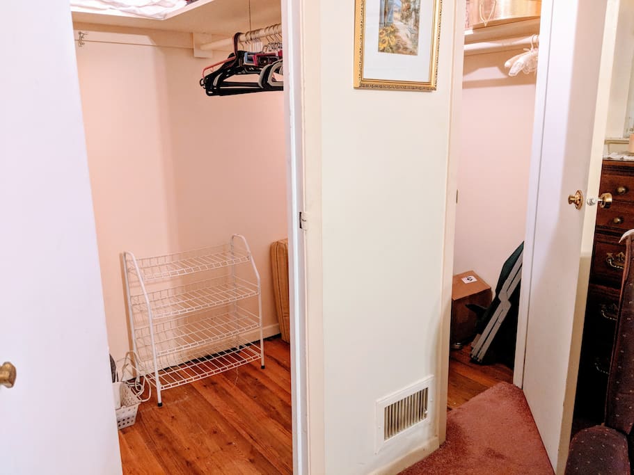 Your private walk-in closet.