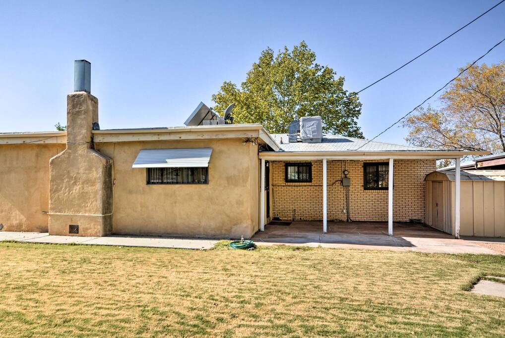 Watch the sunset with your group in the backyard.